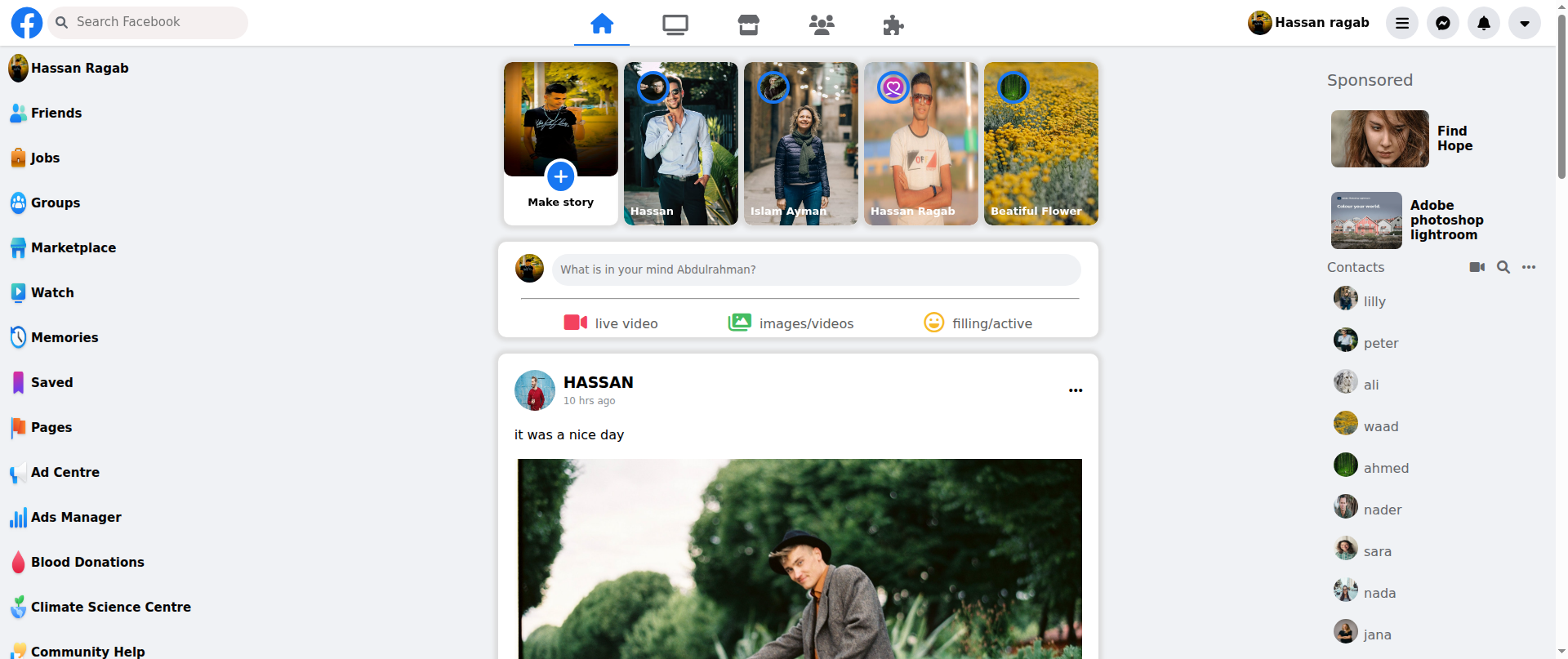 Screenshot of facebook-main.vercel.app