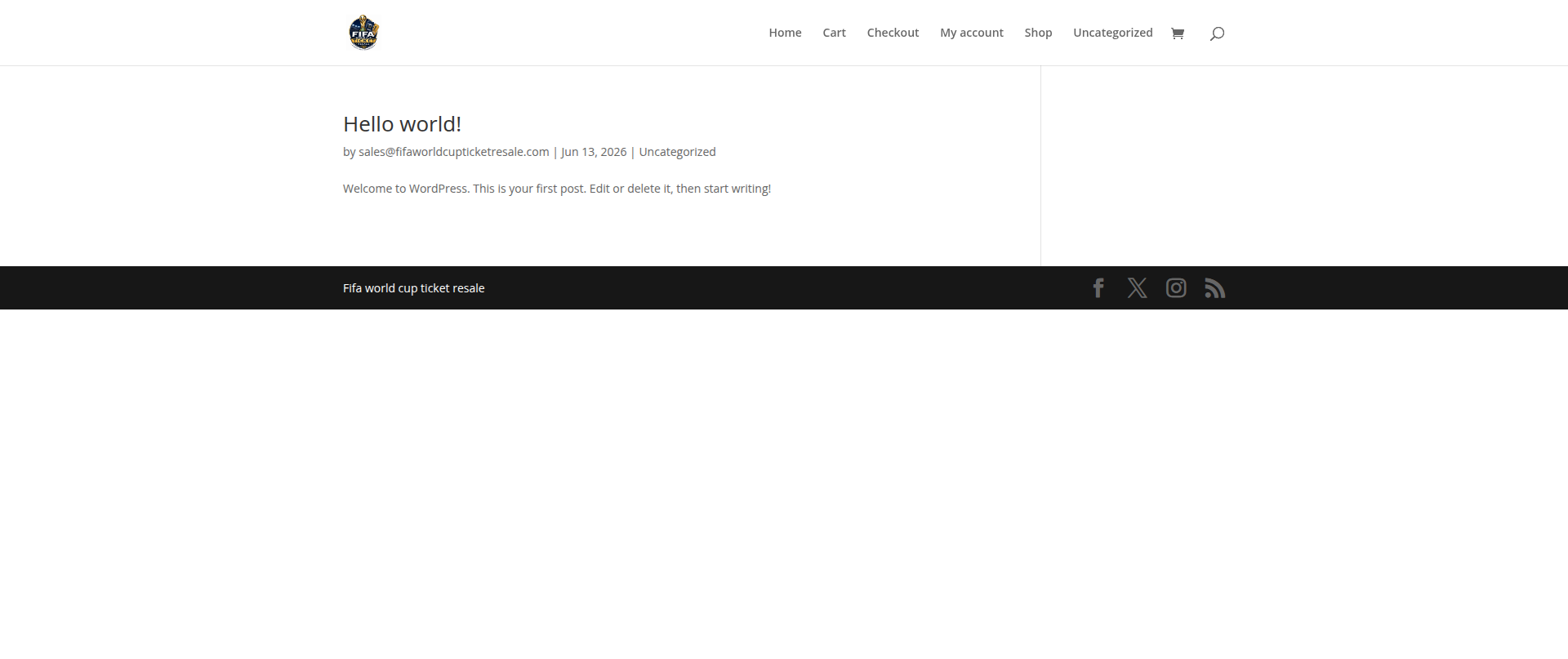 Screenshot of fifaworldcupticketresale.com