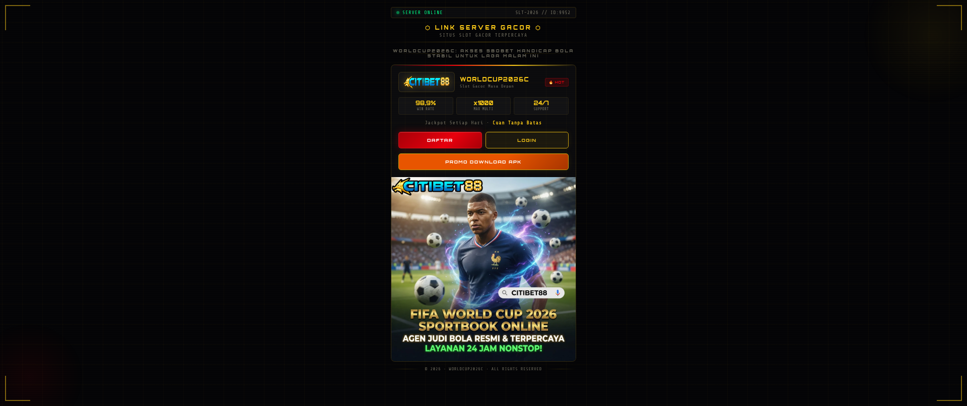 Screenshot of worldcup2026c.live