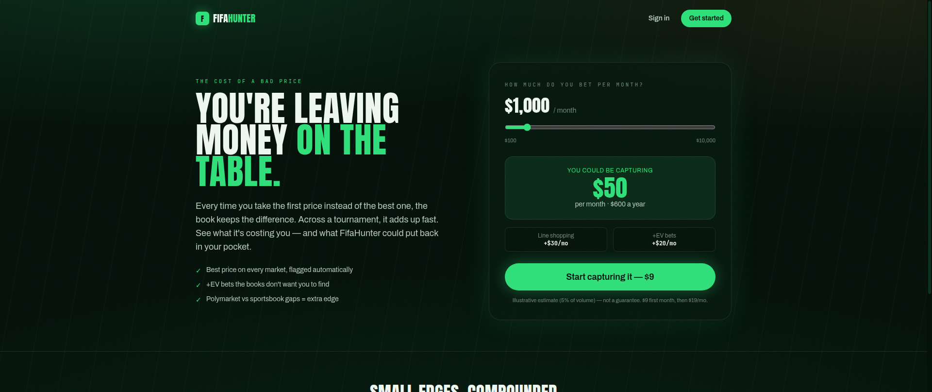 Screenshot of fifahunter.com