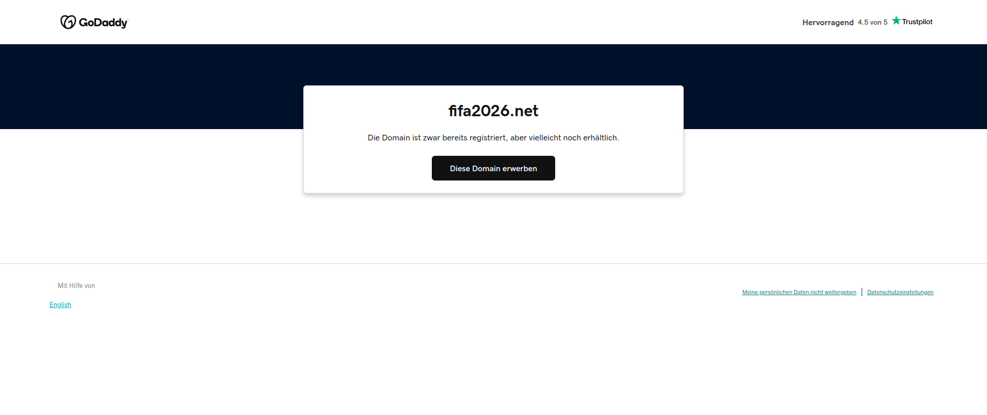 Screenshot of fifa2026.net