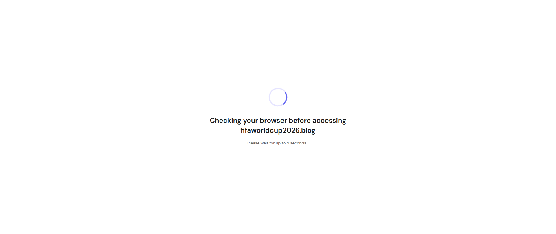 Screenshot of fifaworldcup2026.blog