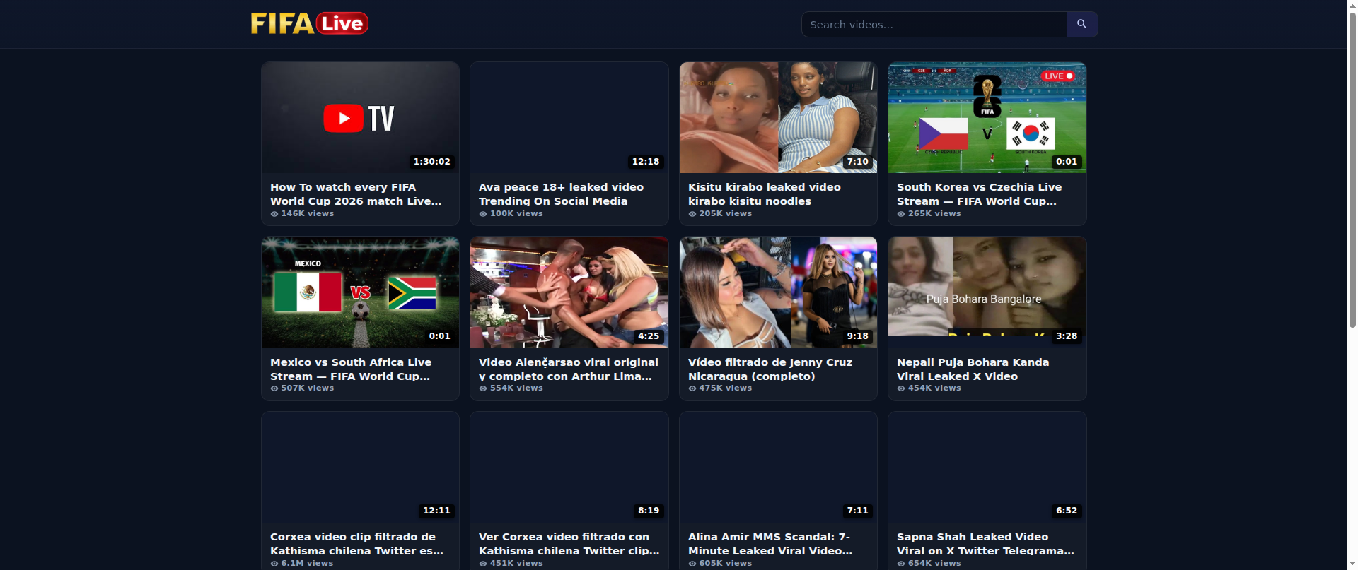 Screenshot of worldcup2026livestream.online