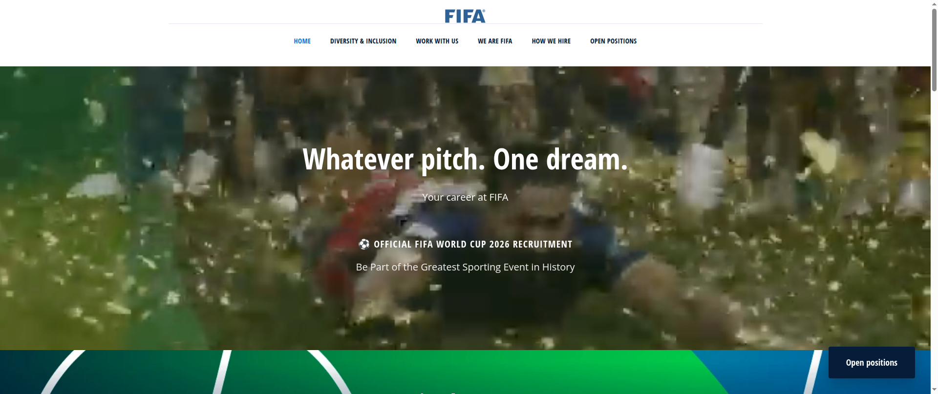Screenshot of fifa26recruitment.com