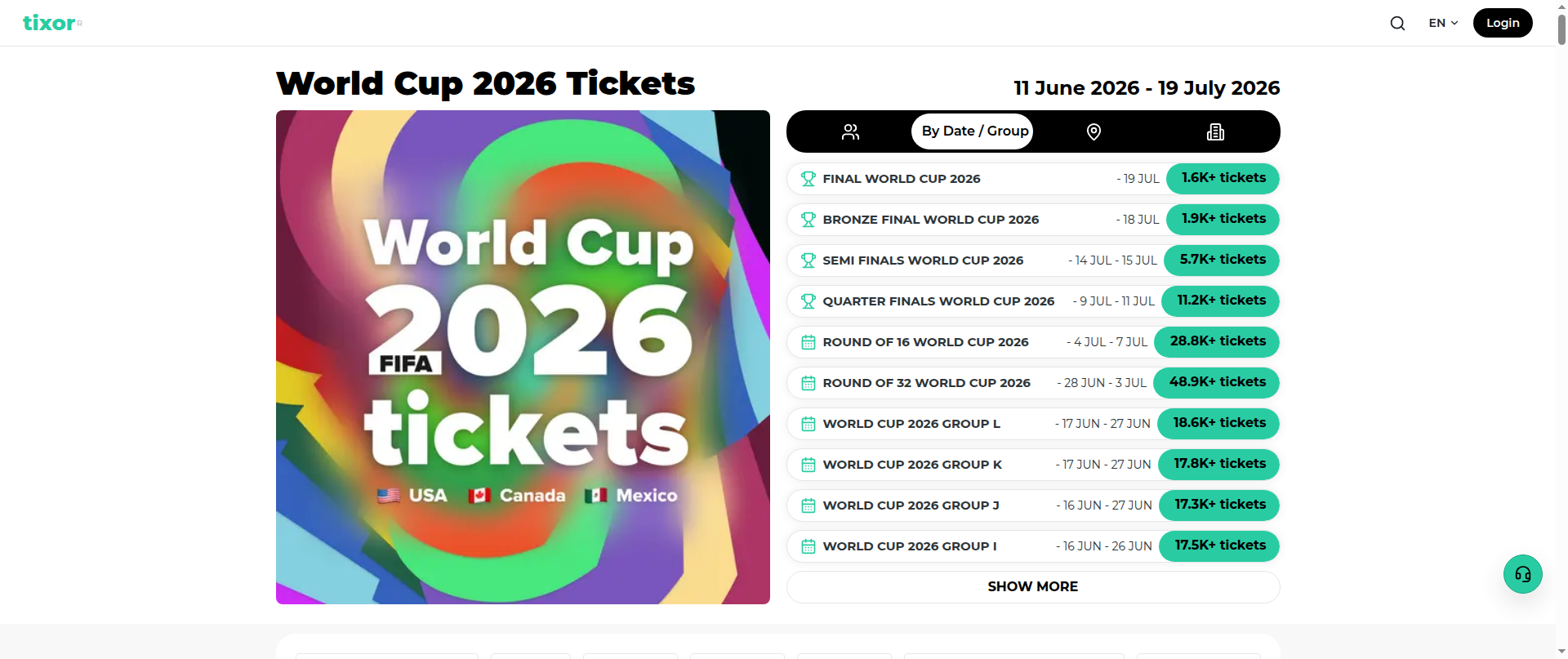 Screenshot of fifaticket.vip