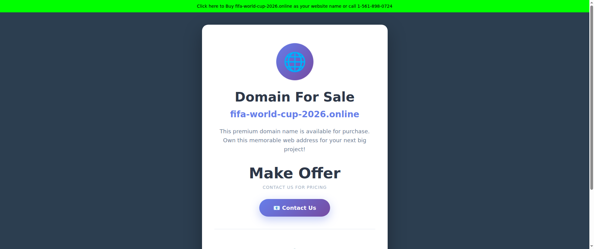 Screenshot of fifa-world-cup-2026.online