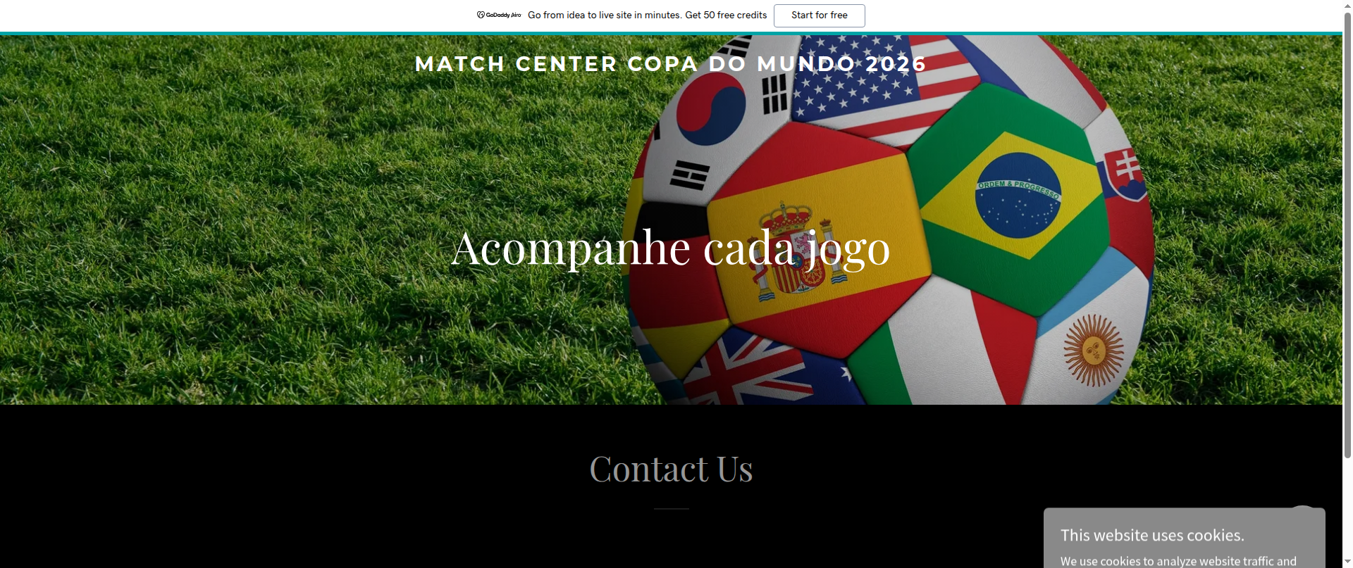 Screenshot of worldcup2026matchcenter.online
