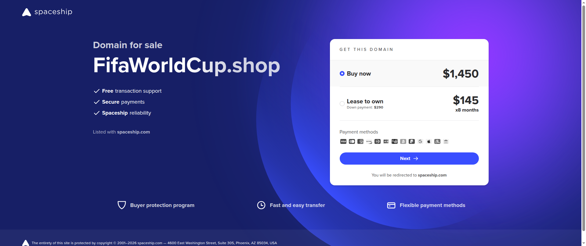 Screenshot of fifaworldcup.shop