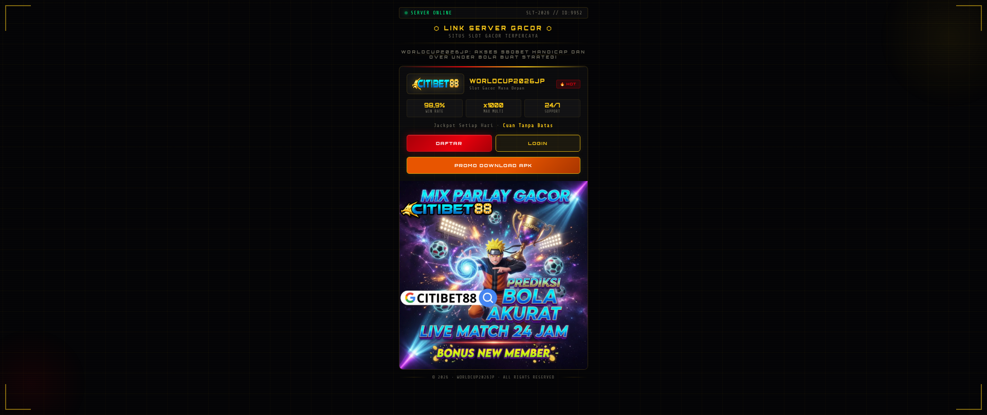 Screenshot of worldcup2026jp.live