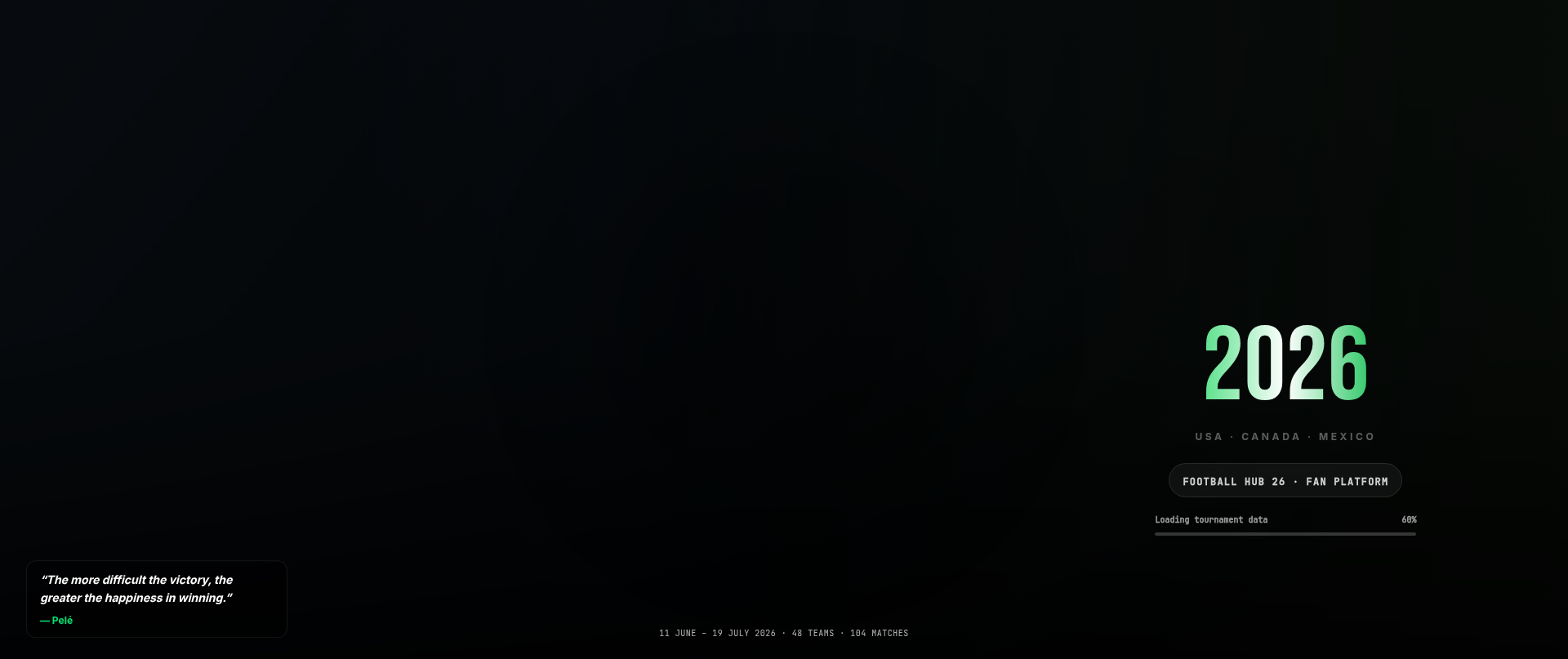 Screenshot of fifa26.space