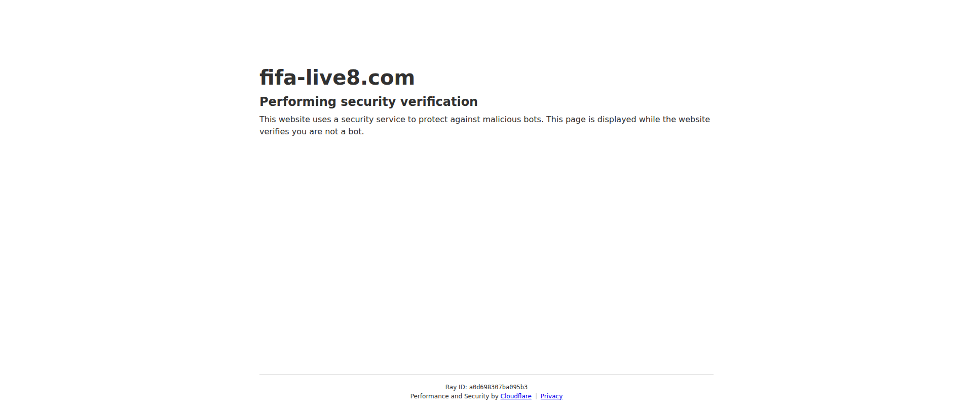 Screenshot of fifa-live8.com