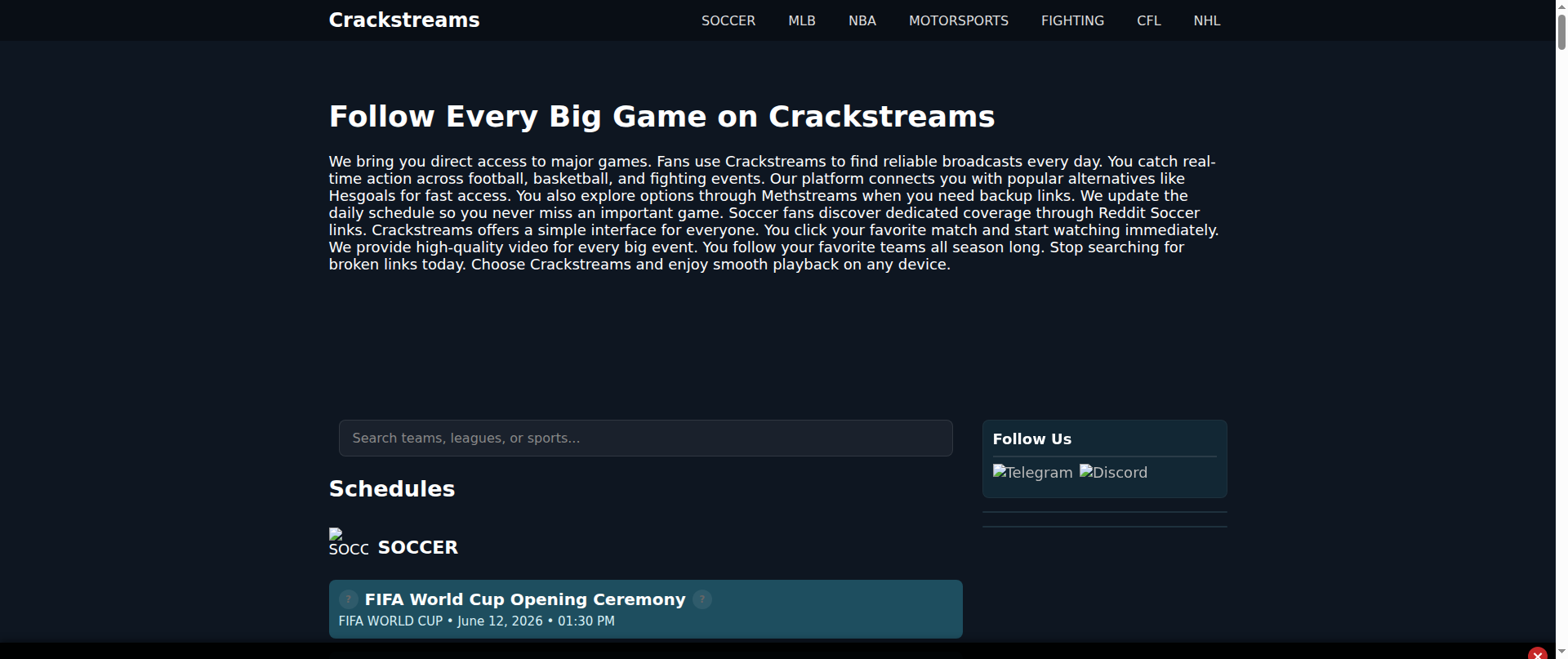 Screenshot of fifacup.info