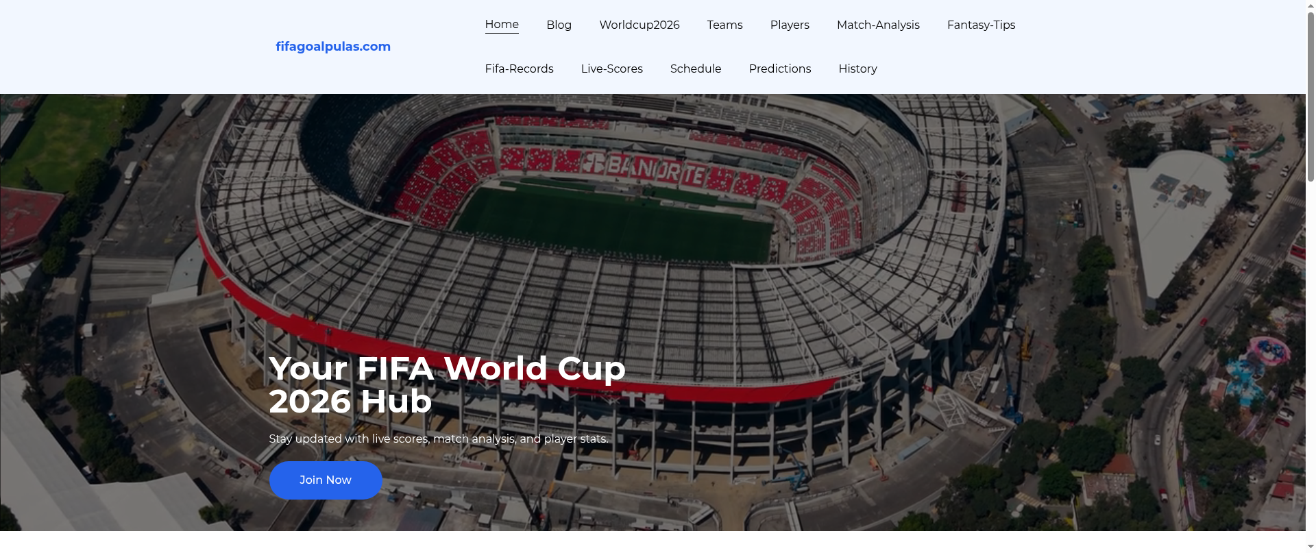 Screenshot of fifagoalpulas.com