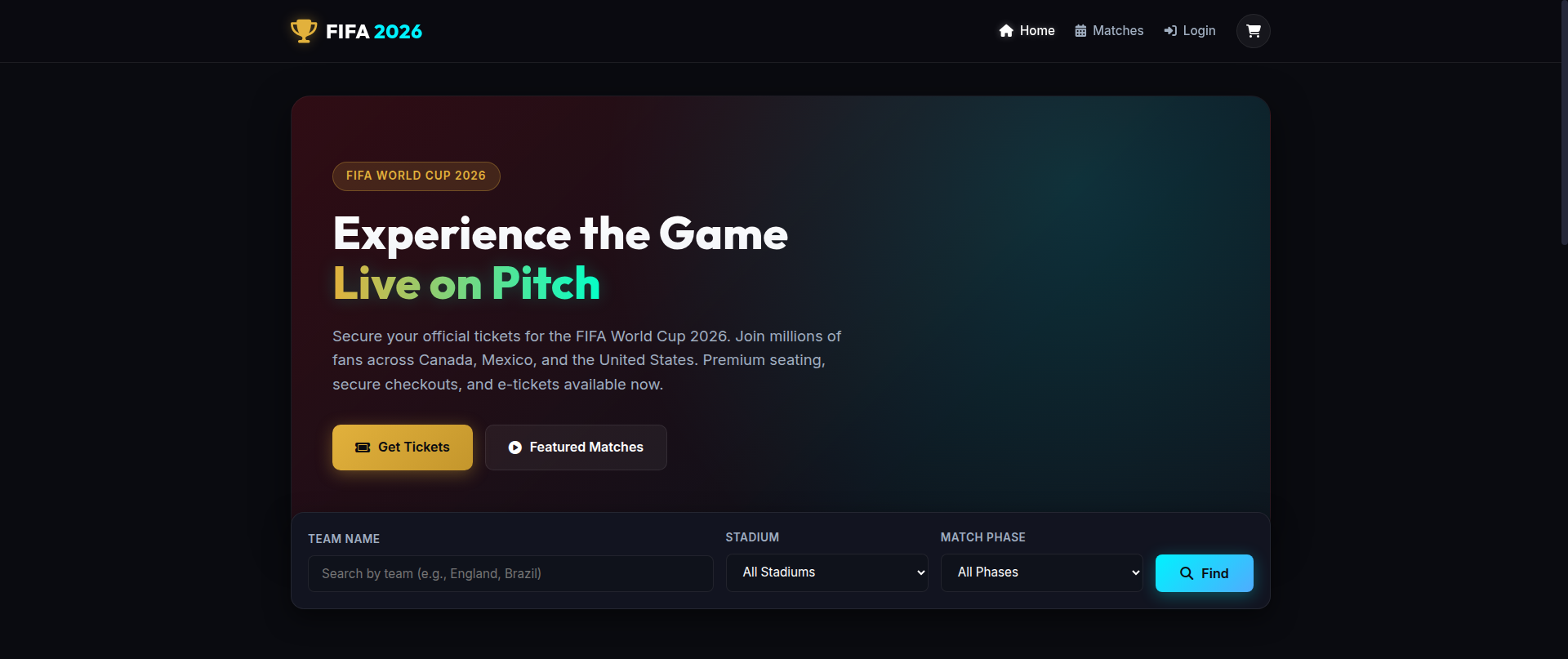 Screenshot of booking-fifa.com