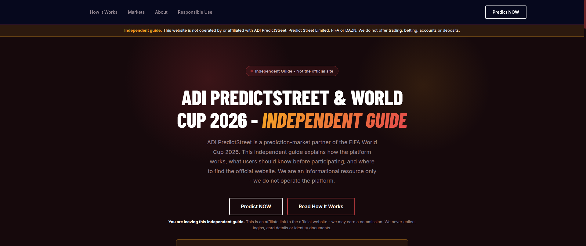 Screenshot of predictstreet-fifa.com