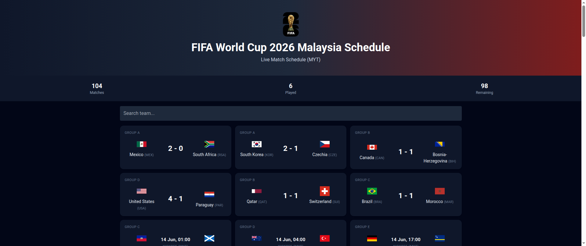 Screenshot of fifamalaysia.com