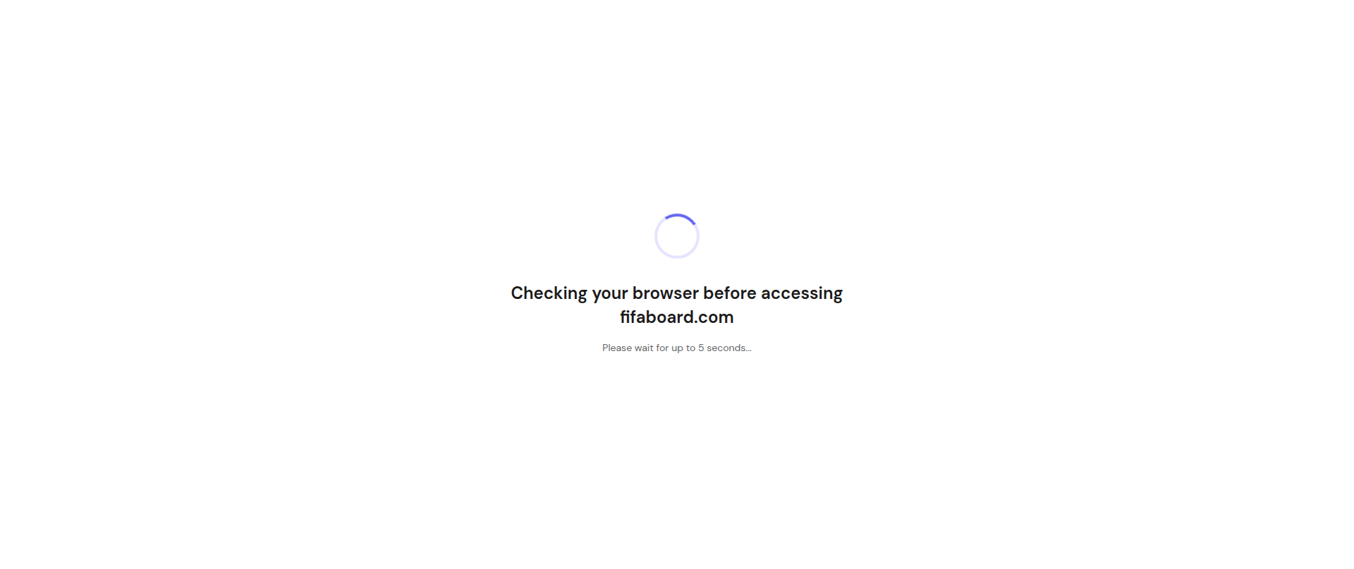Screenshot of fifaboard.com