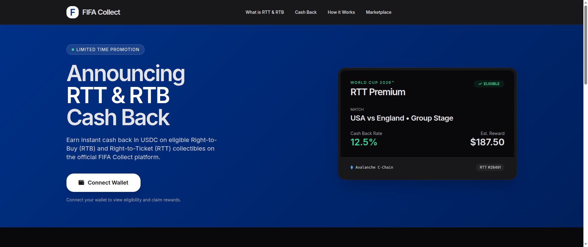 Screenshot of collect-fifacashback.com