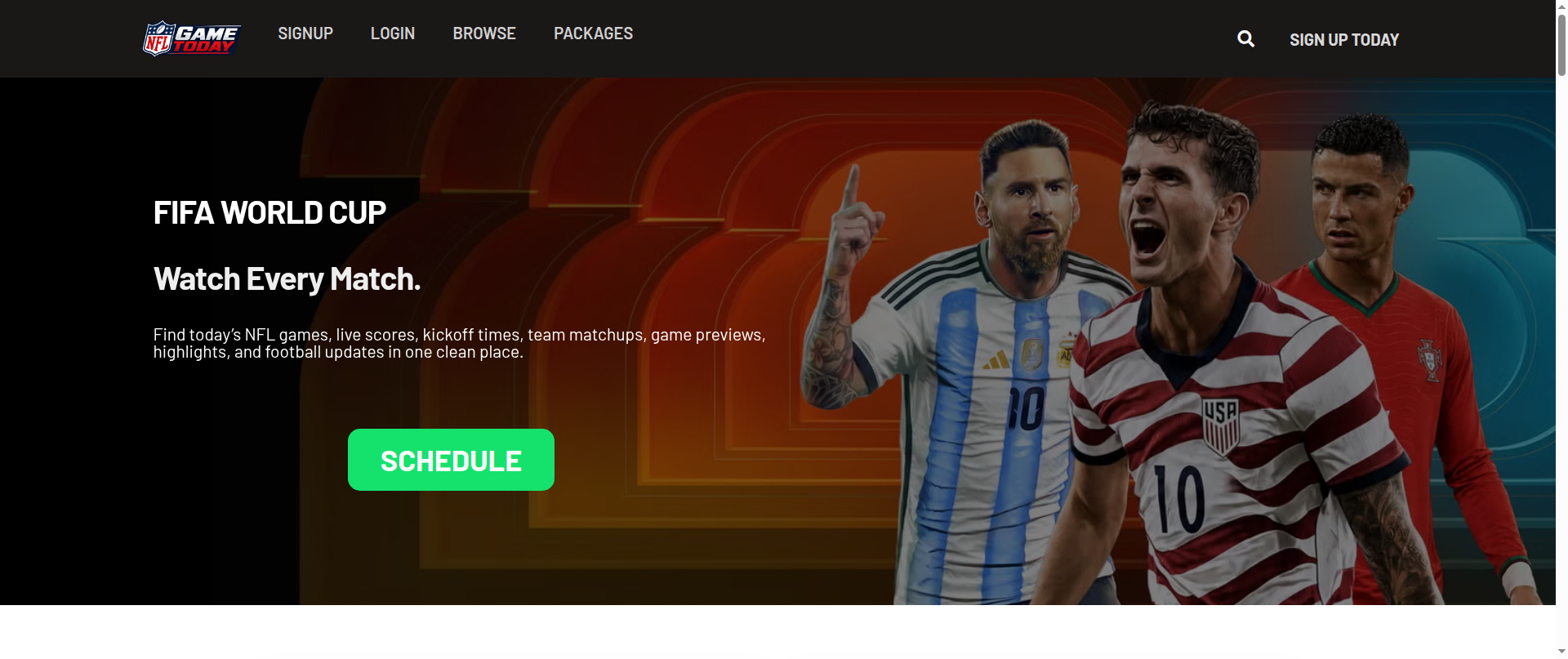 Screenshot of fifaworldcup.plus