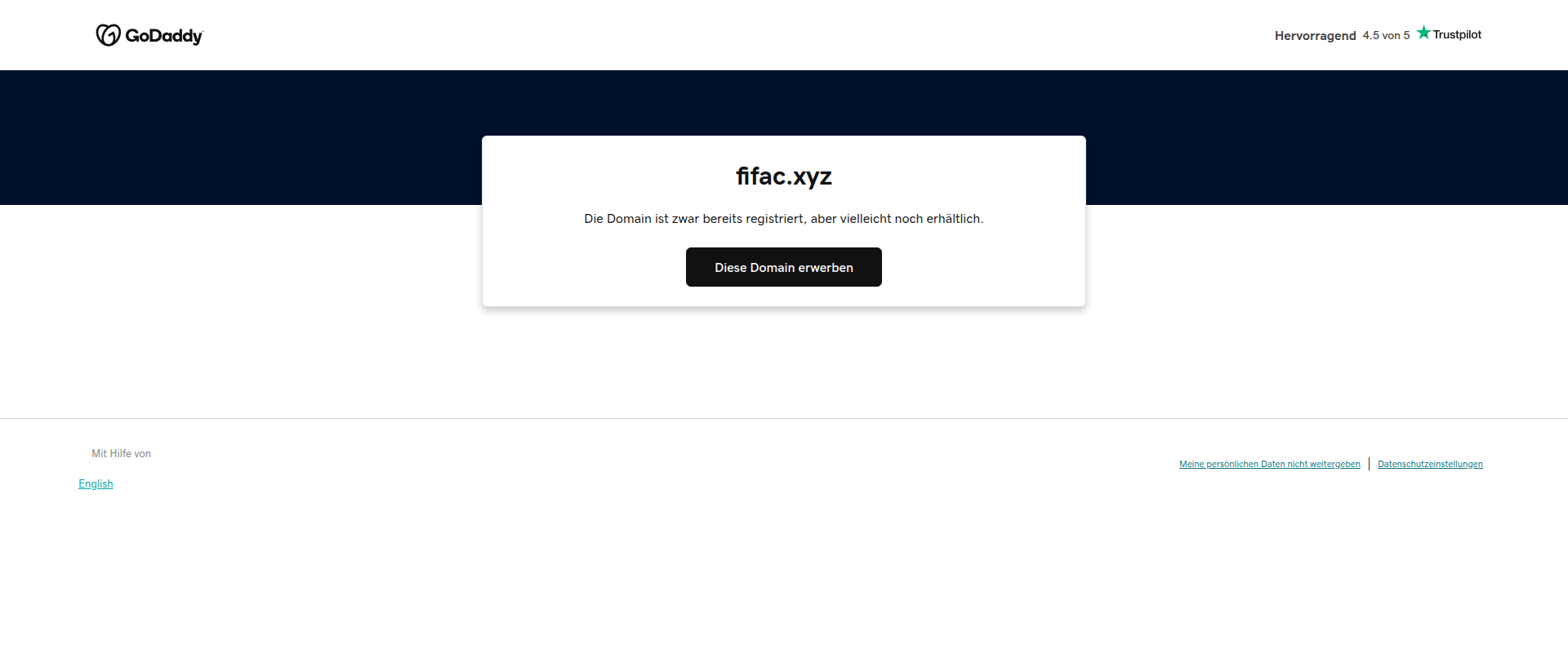 Screenshot of fifac.xyz