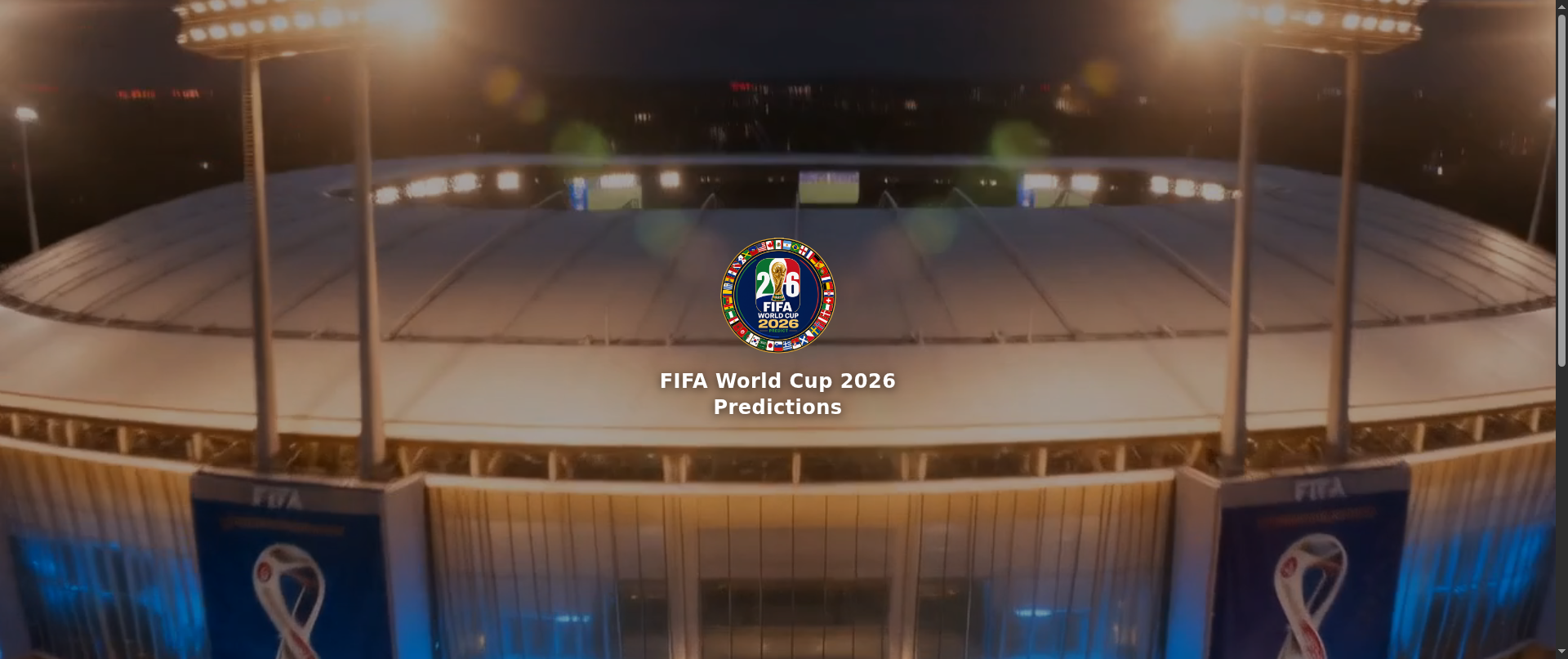 Screenshot of fifawc2026predict.online