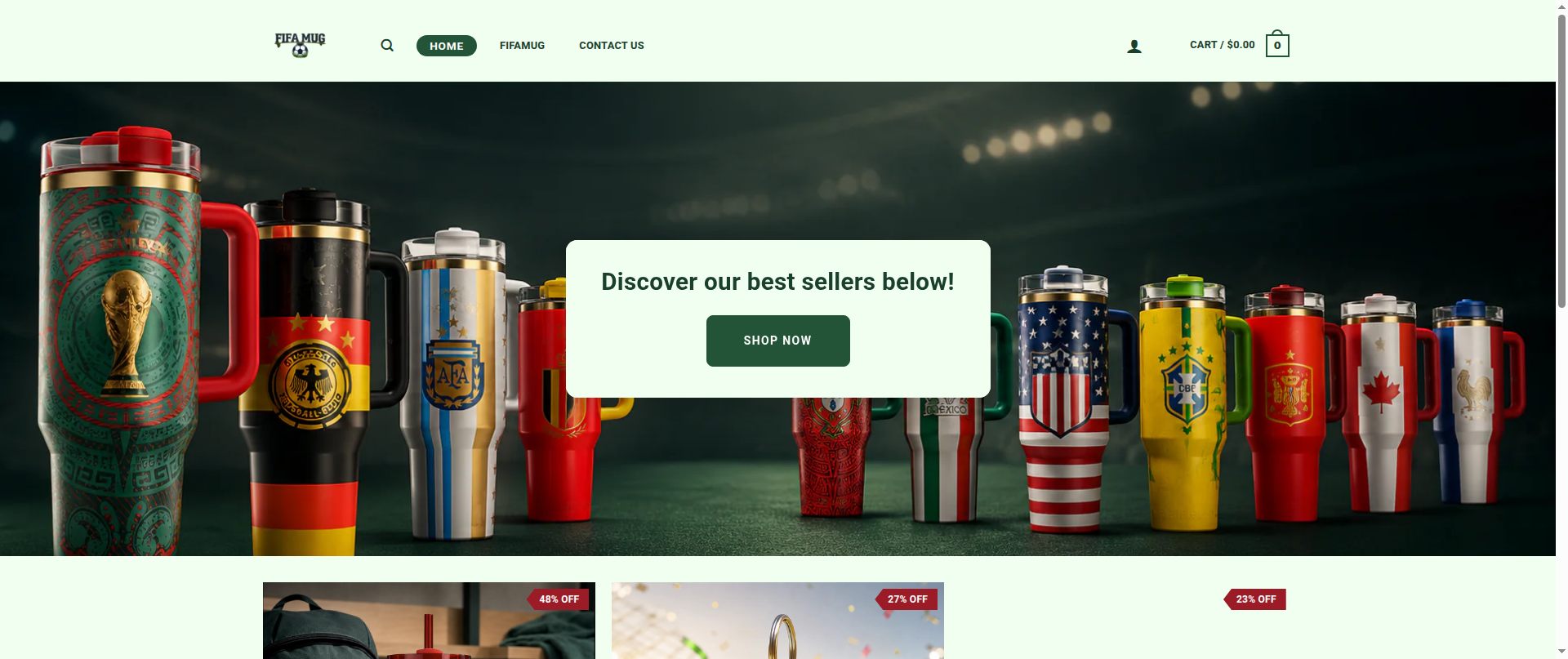 Screenshot of fifamug.shop