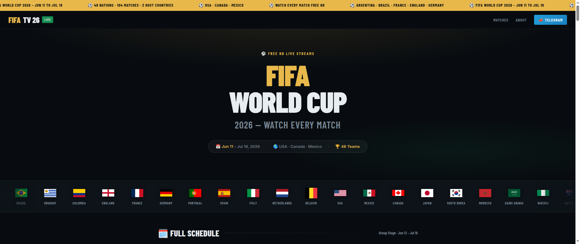 Screenshot of fifatv26.site