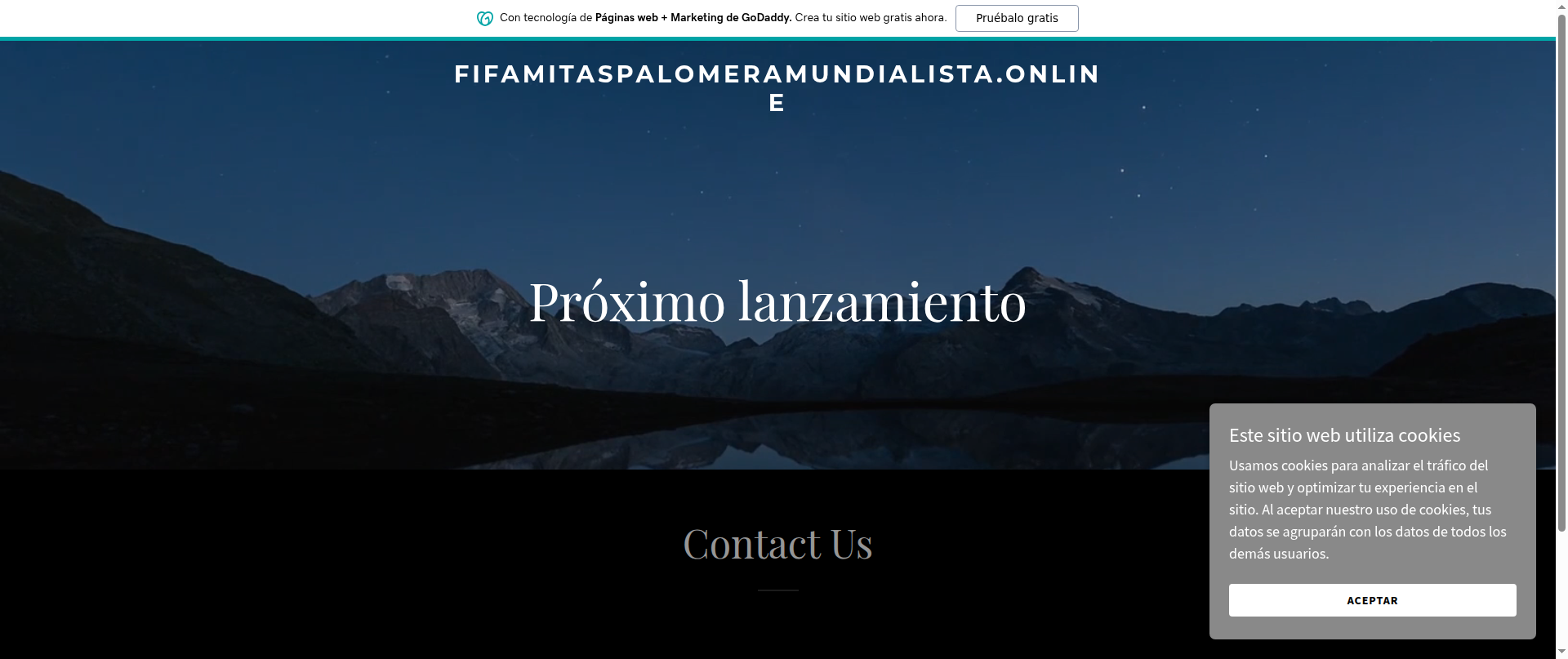 Screenshot of fifamitaspalomeramundialista.online