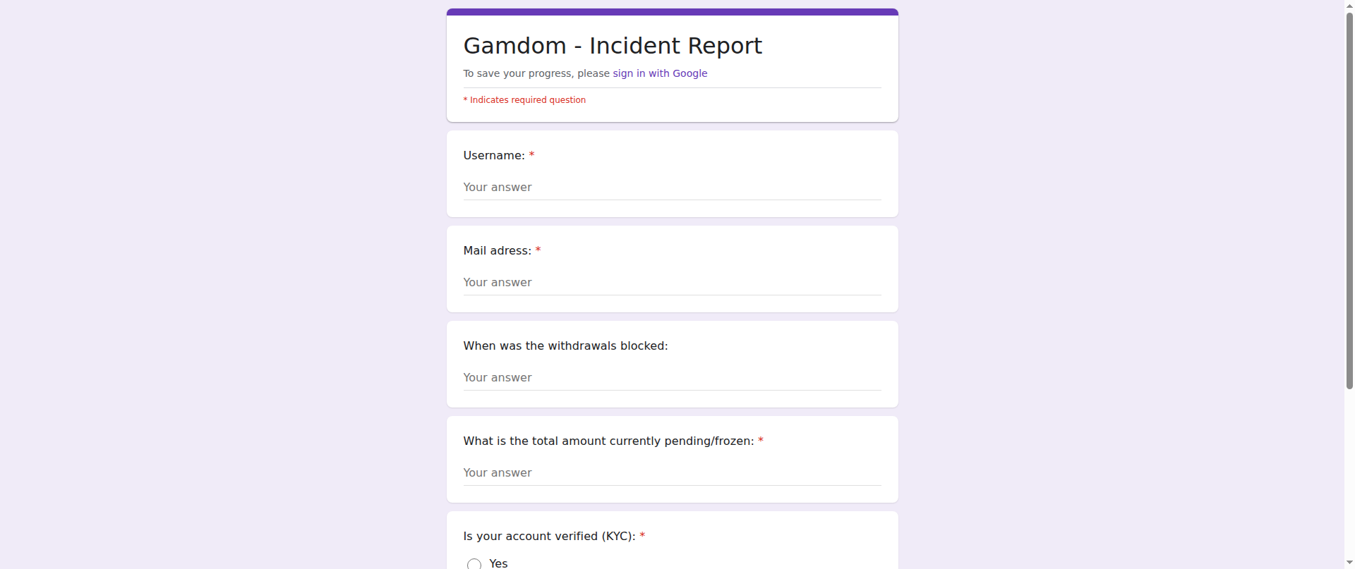 Screenshot of documentation-google.com
