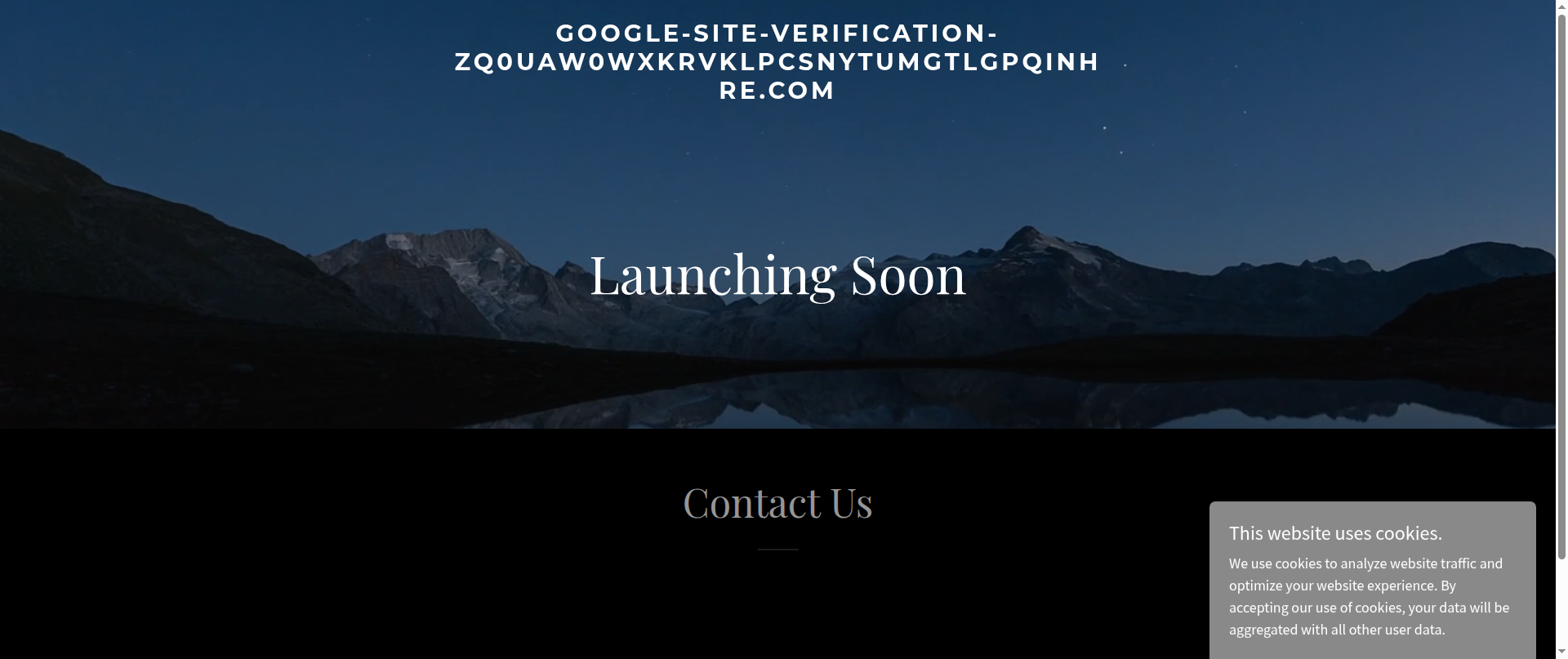 Screenshot of google-site-verification-zq0uaw0wxkrvklpcsnytumgtlgpqinhre.com