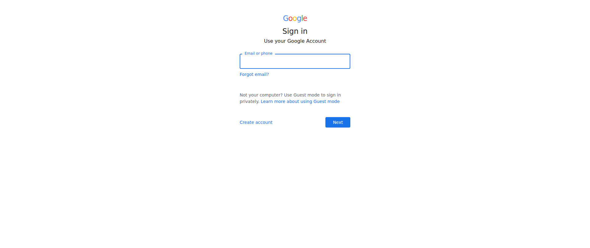 Screenshot of googlel0gin.netlify.app