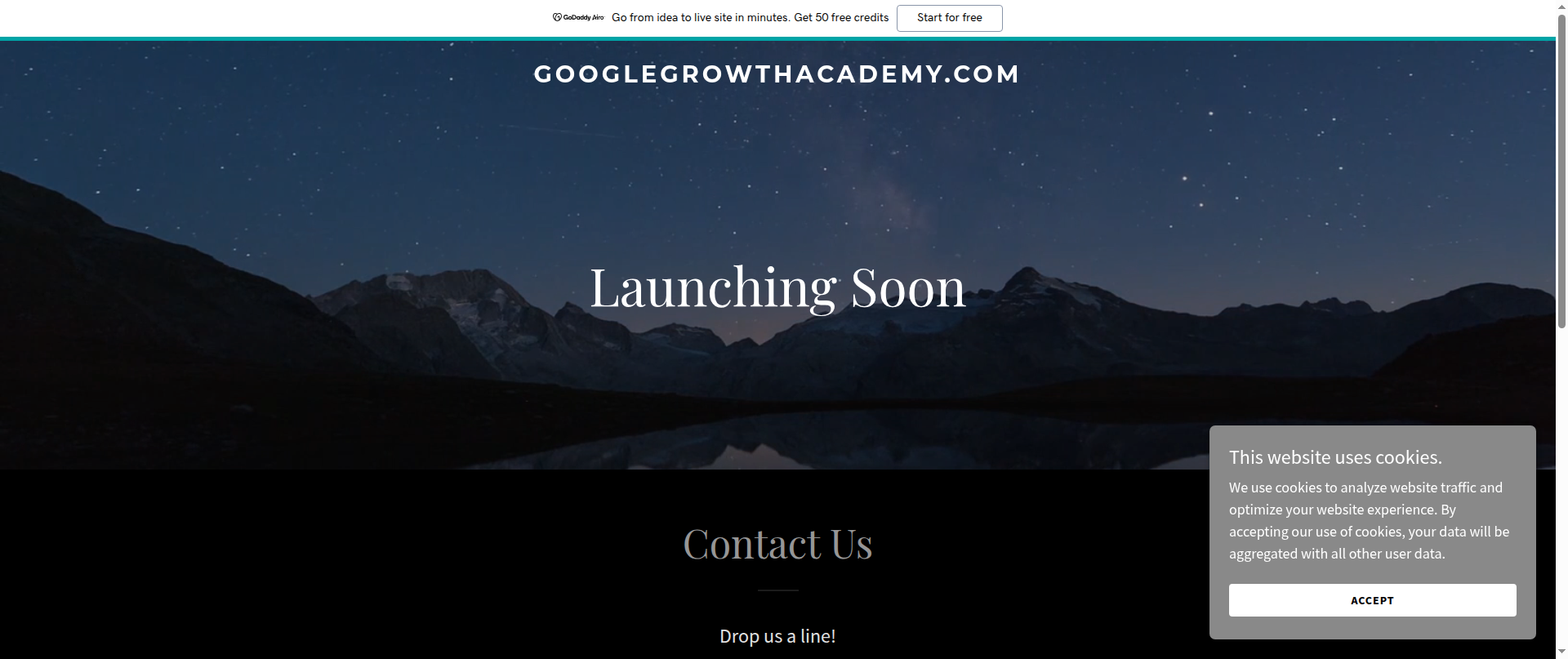 Screenshot of googlegrowthacademy.com