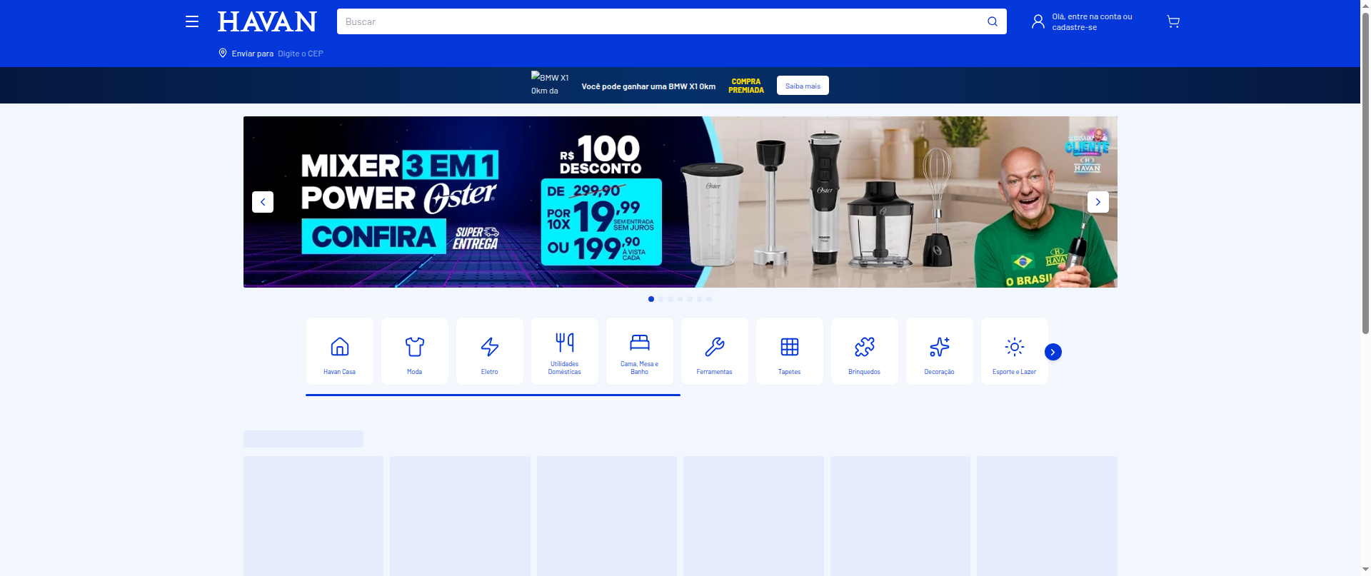 Screenshot of google-havan.com