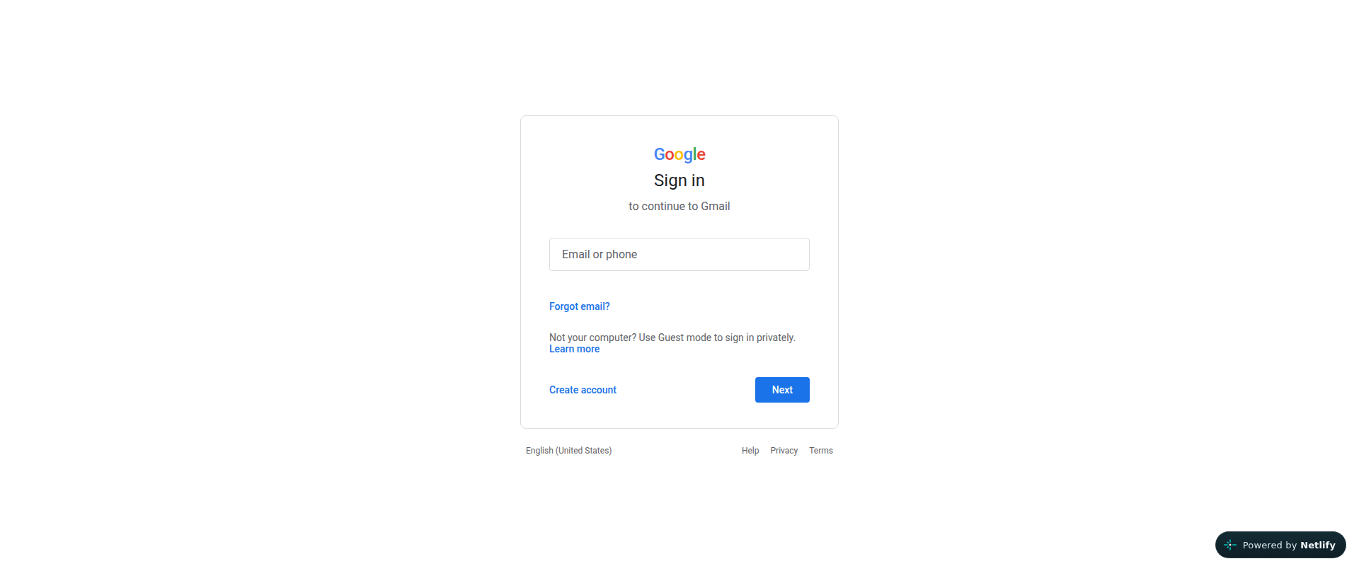 Screenshot of verify-google-app.netlify.app