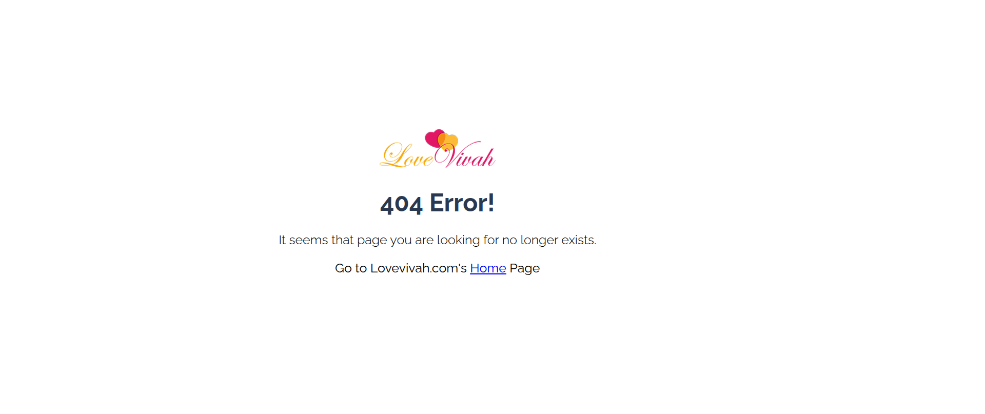 Screenshot of lovevivah.com