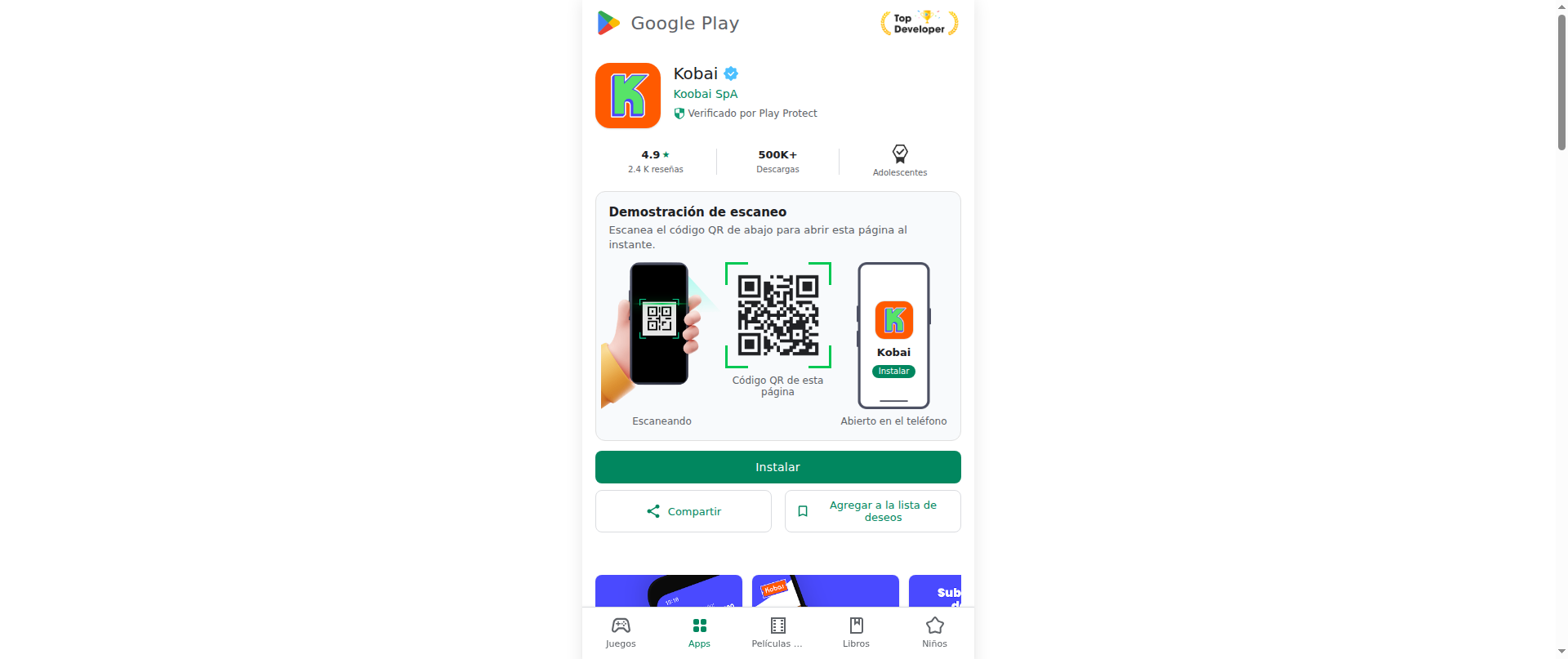 Screenshot of play-googlese.app