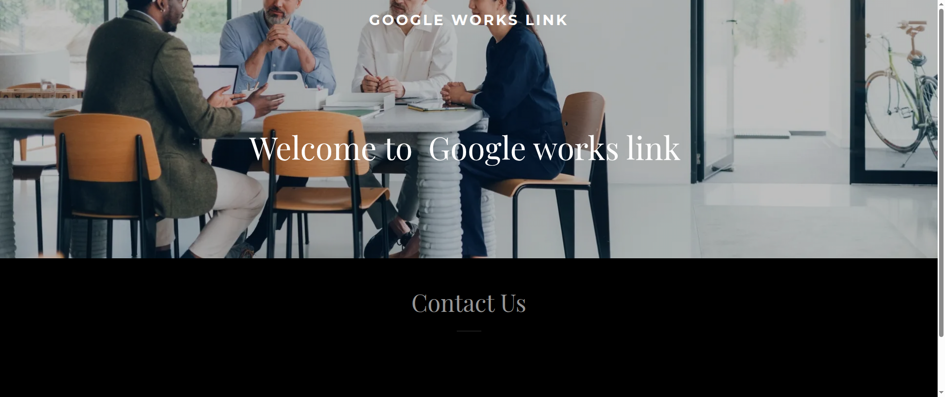 Screenshot of googleworkslink.com