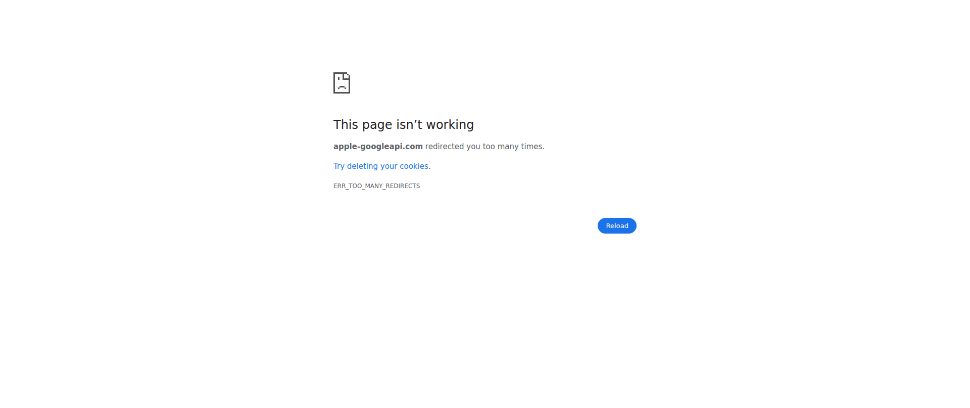 Screenshot of apple-googleapi.com