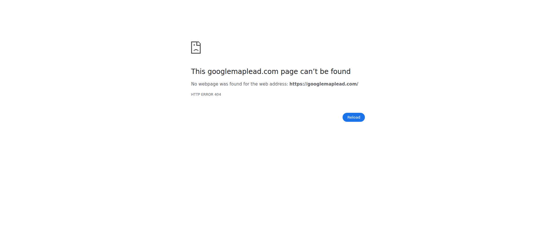 Screenshot of googlemaplead.com