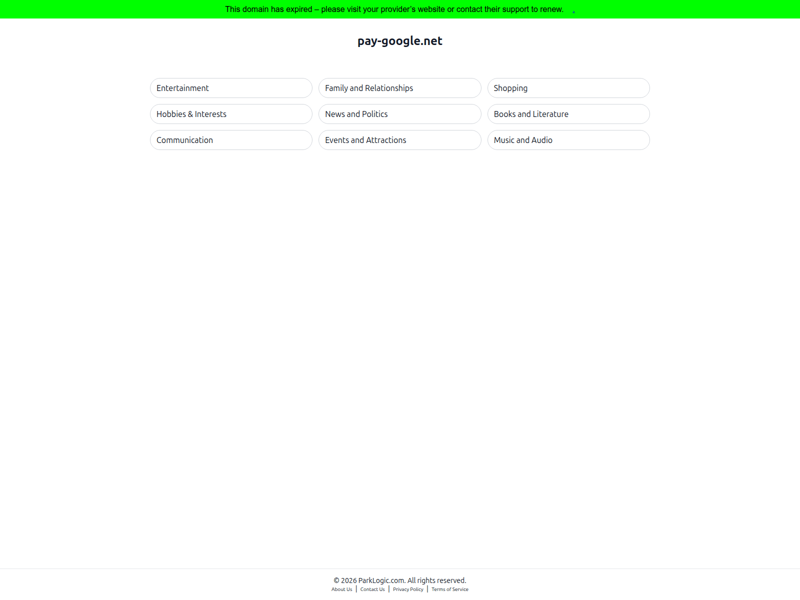 Screenshot of pay-google.net
