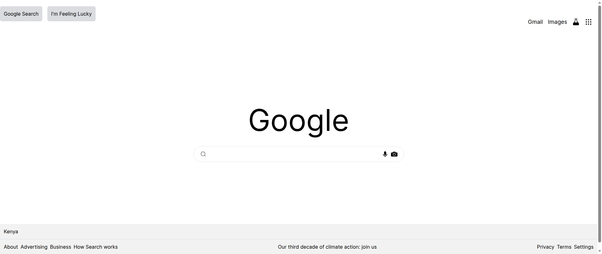 Screenshot of googleclone254.vercel.app