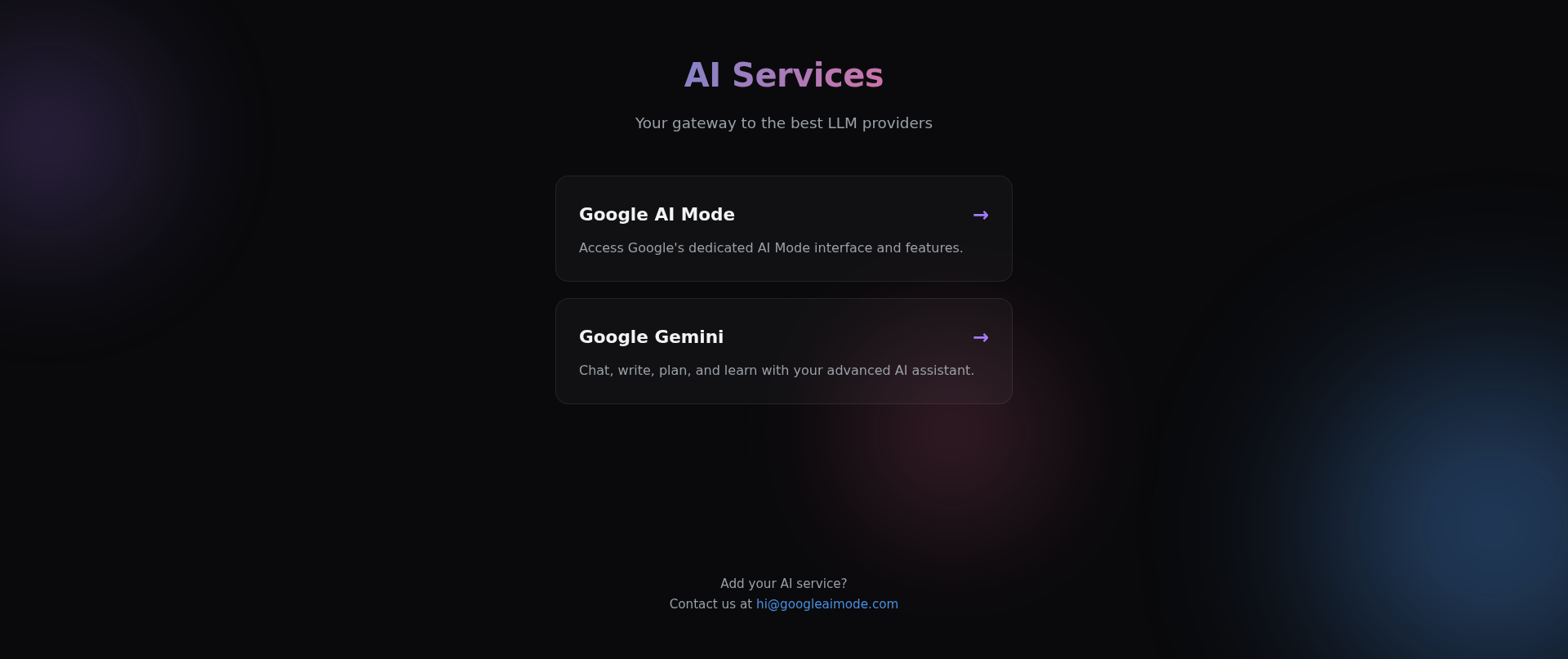 Screenshot of googleaimode.com