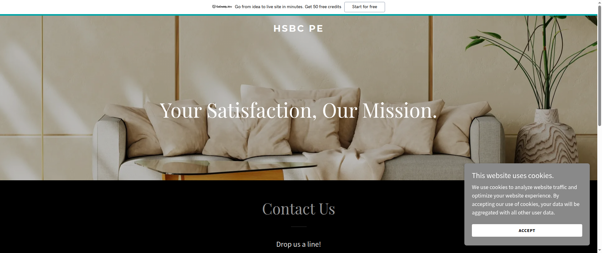 Screenshot of hsbcpe.com