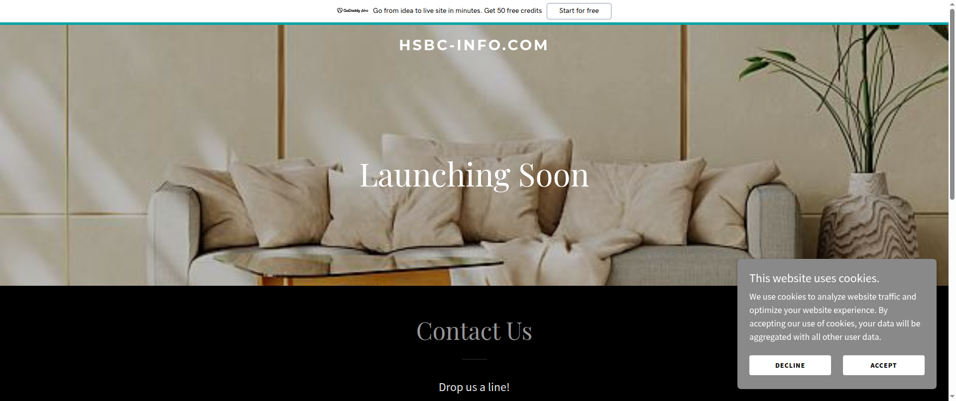 Screenshot of hsbc-info.com