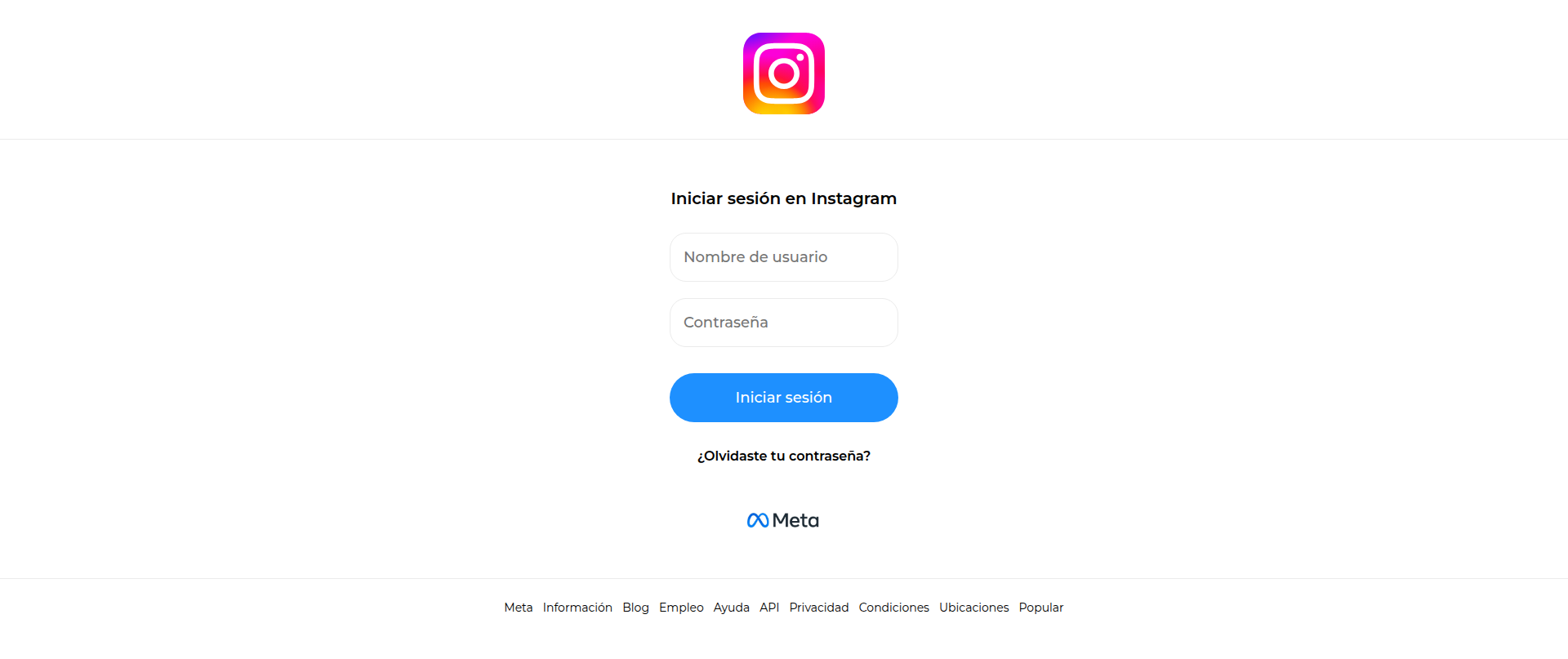 Screenshot of instagramsupportsegurity.github.io