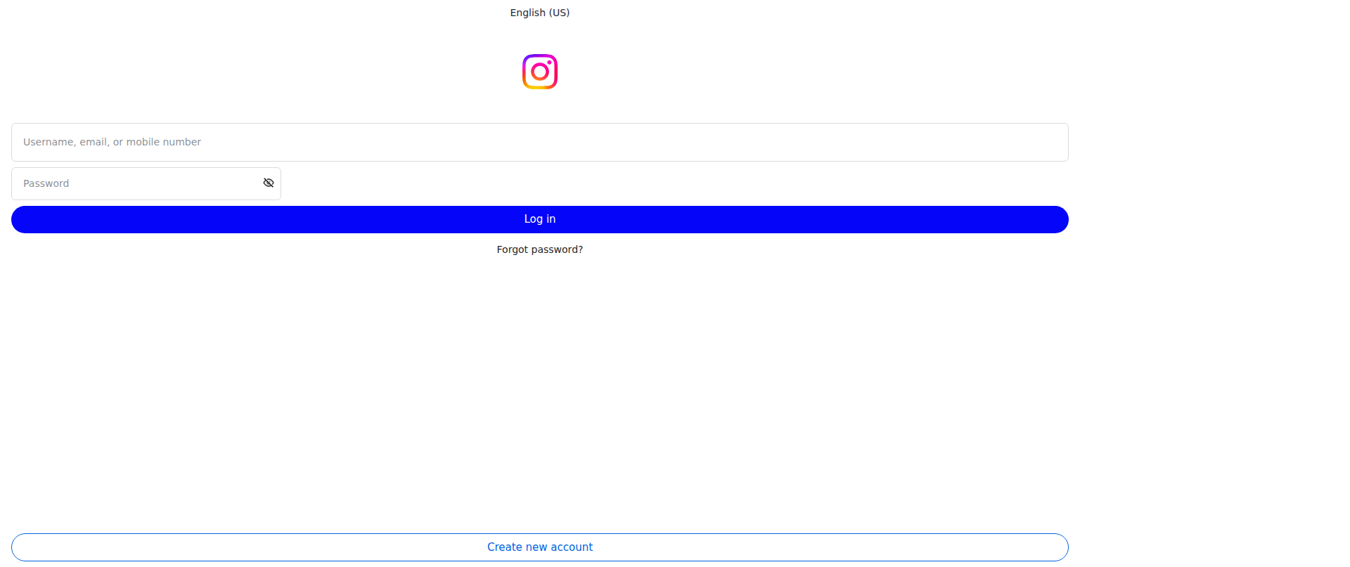 Screenshot of instagram-mu-rosy.vercel.app