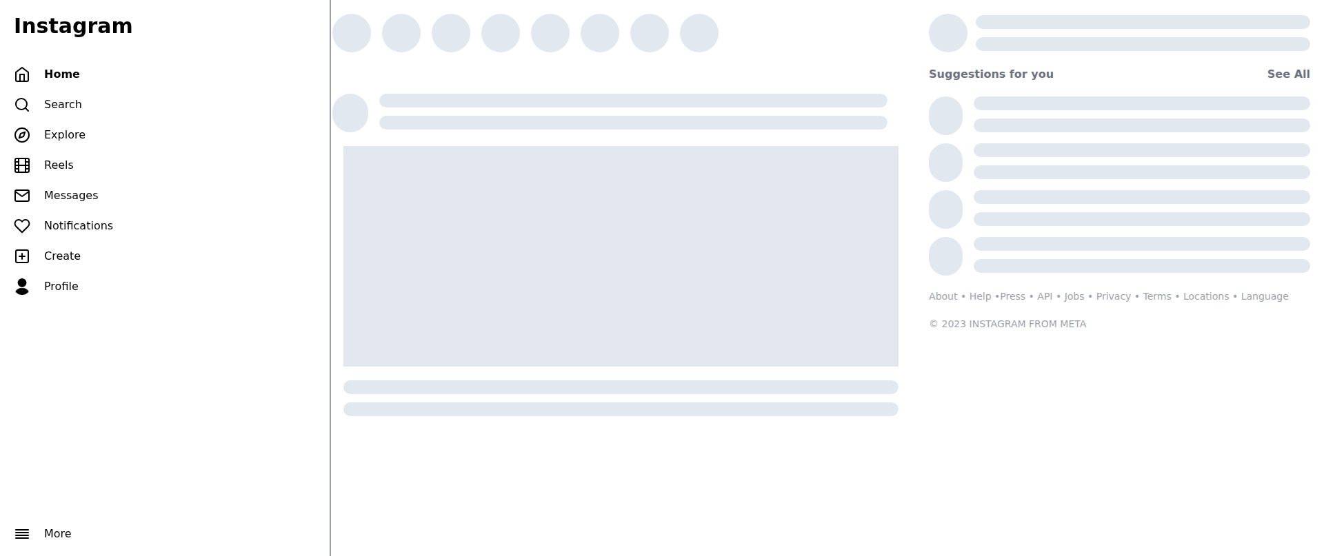 Screenshot of dummy-homepage-instagram.vercel.app