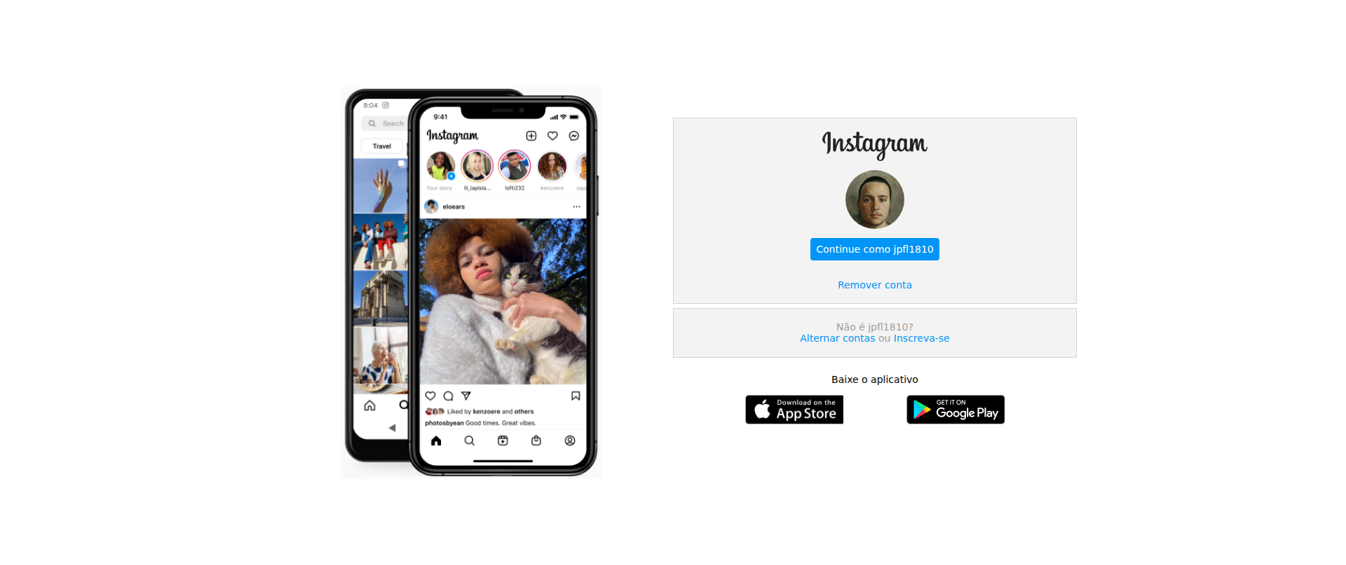 Screenshot of login-page-instagram.vercel.app