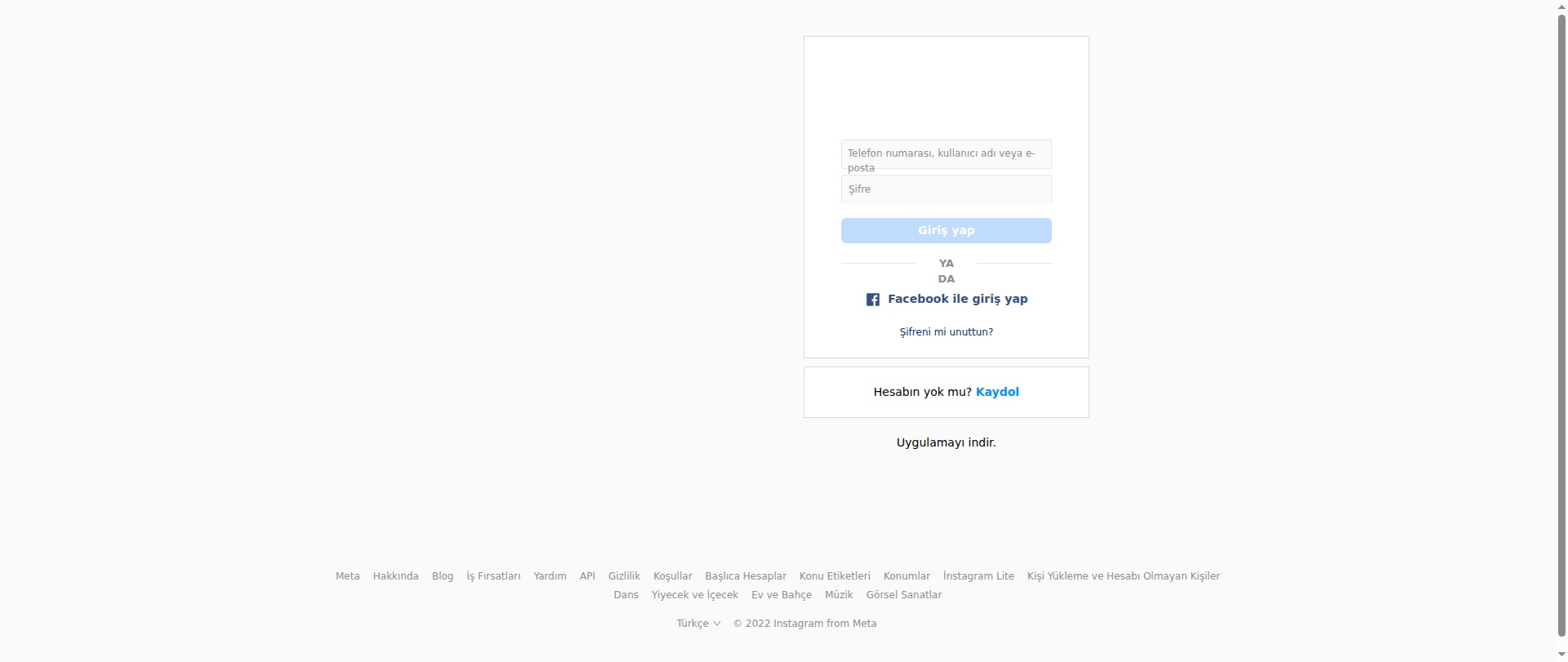 Screenshot of instagram-login-page-theta.vercel.app
