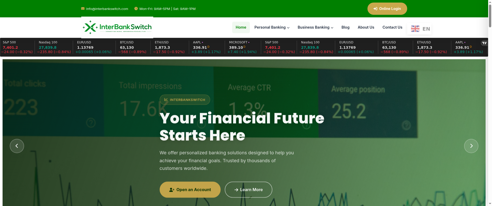 Screenshot of interbankswitch.com